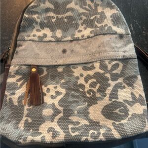 Patterned leather Myra Backpack